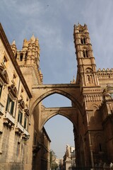 Fototapeta na wymiar The Maria Santissima Assunta Cathedral in Palermo, Sicily Italy