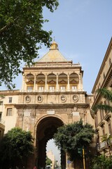 Fototapeta premium Porta Nuova in Palermo, Sicily Italy