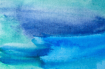 blue watercolors on paper texture