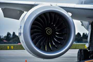 close-up engine picture