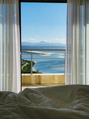 Room with a view to Plettenberg Bay .