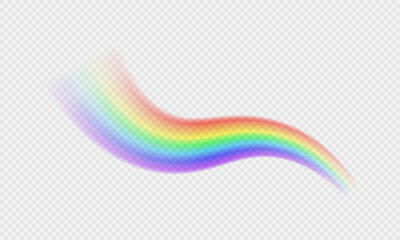 Fototapeta premium Natural bright arcuate rainbows in the sky.