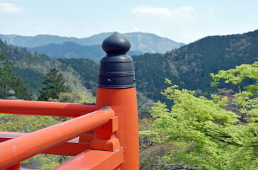 鞍馬寺　金剛床からの風景　京都市