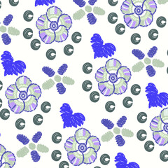 Floral background for textiles.