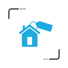 House for rent. vector icon