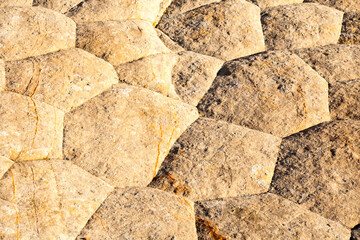 Sandstone patterns on the Candy Cliffs, Yant Flats, Silver Reef, Saint George, Utah.