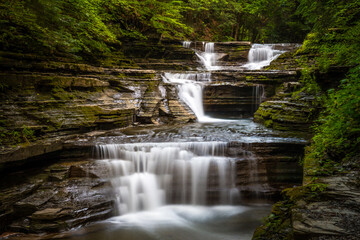 Buttermilk Falls State Park Waterfalls in Ithaca New York