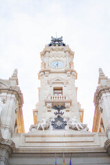 El Ayuntamiento de València (España), un edificio clasico situado en el corazón de la ciudad. 