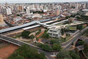 Imagem aerea da Biblioteca Municipal de Sao Jose do Rio Preto