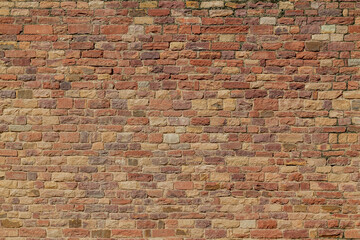 Stone wall in the ancient city Fatehpur Sikri, Uttar Pradesh state, India