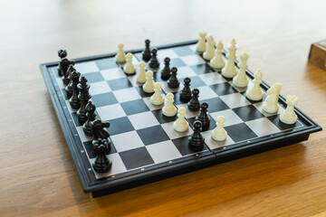 chess pieces on a chessboard