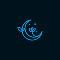 flower moon logo