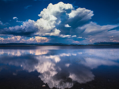 Thunderhead reflection, Red Rock Lake, Wyoming © Danita Delimont