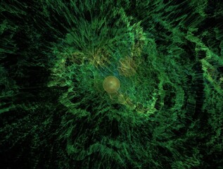 Imaginatory fractal background generated Image