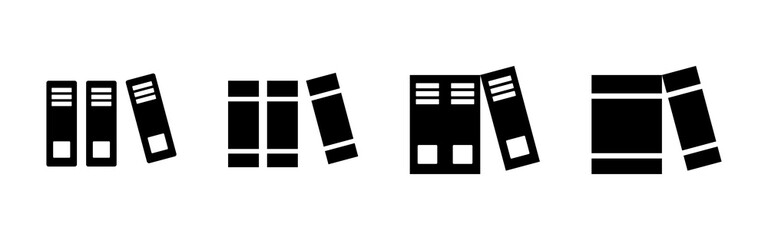 Library icon set. education icon vector