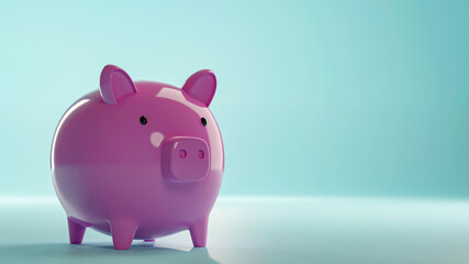 3D rendering pinggy bank for your save money income