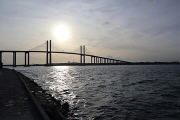 Fototapeta na wymiar Puente de Natal - Brasil - Atardecer
