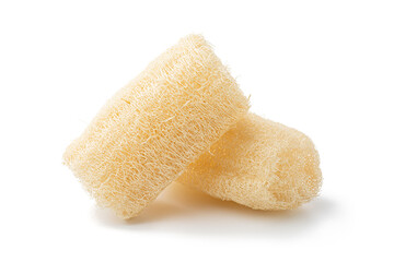 Loofah Scrubber isolated on white blackground. Loofah Scrubber for scrub your skin