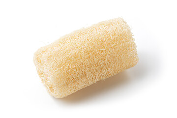 Loofah Scrubber isolated on white blackground. Loofah Scrubber for scrub your skin