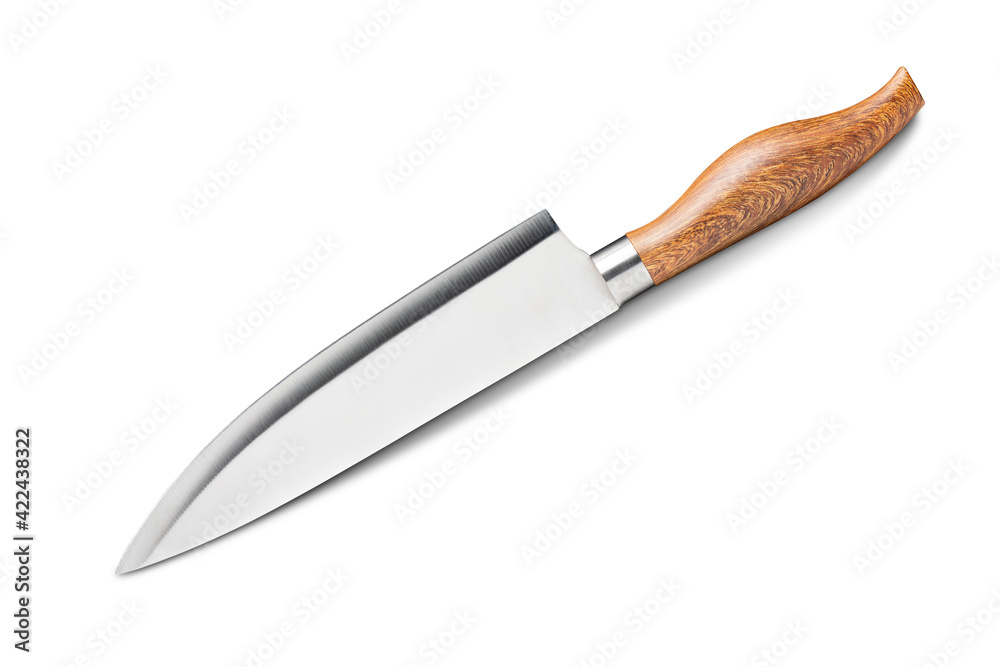 Wall mural knife isolated on white blackground with clipping path.