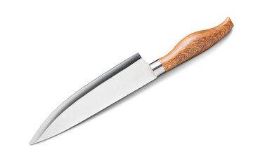 Knife isolated on white blackground with clipping path.