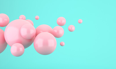 3d colorful sphere ball on background ,abstract 3d background