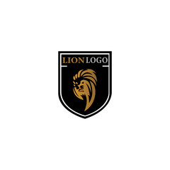 lion head logo design. lion king. lion face. elegant lion icon