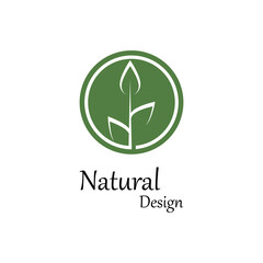 Leaf icon Vector Illustration design Logo template