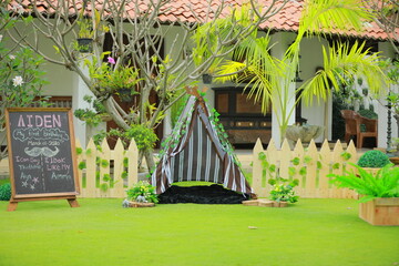 hut in the park