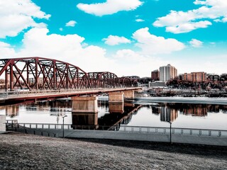 bridge over the river