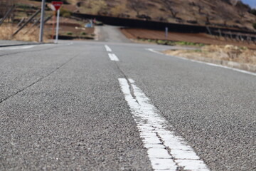Fototapeta premium 田舎移住 道路