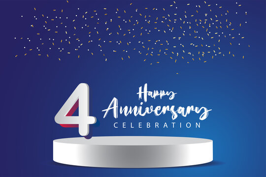 4 Anniversary" Images – Browse 542 Stock Photos, Vectors, and Video | Adobe  Stock