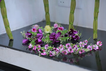 flowers headdress for bride 