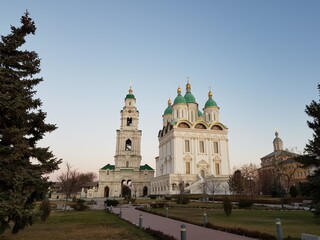 Fototapeta premium Old stone orthodox christian cathedral