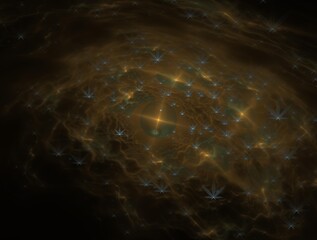 Imaginatory fractal background generated Image