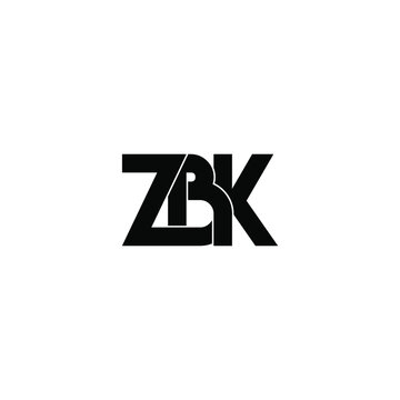 zbk letter original monogram logo design