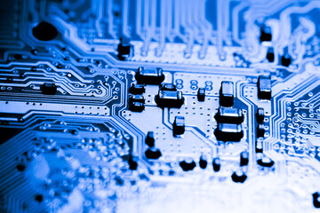 Abstract,close up of Mainboard Electronic background.
(logic board,cpu motherboard,circuit,system...