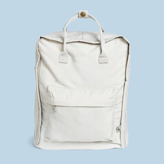 White square backpack unisex accessories