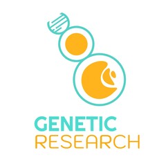 genetic research double helix nucleic acid logo concept design illustration