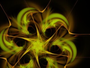 Imaginatory fractal background generated Image