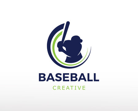 baseball logo shot ball logo sport creative logo symbol