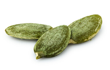 pumpkin seed dry isolated on white background