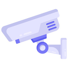 
A flat style vector design of cctv camera, hidden footage gadget 

