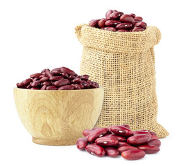 red bean isolated on white background