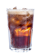 clipping path  cola isolated on white background