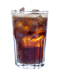 clipping path  cola isolated on white background