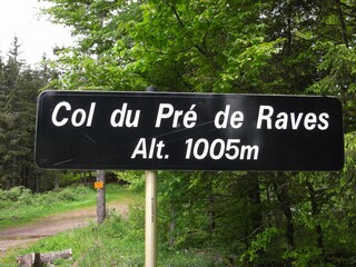 Summit of Col du Pre de Raves in France