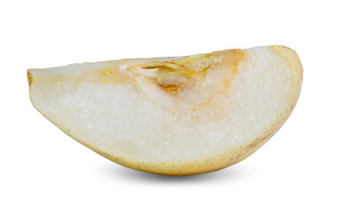 fruit chinese pear isolated on white background