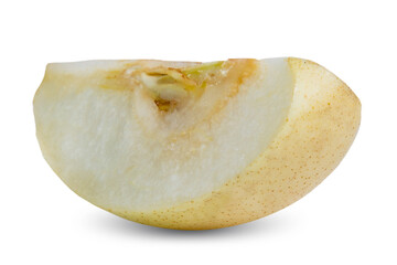 fruit chinese pear isolated on white background