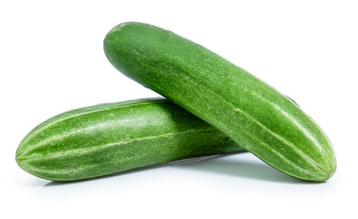 cucumber vegetable isolated on white background